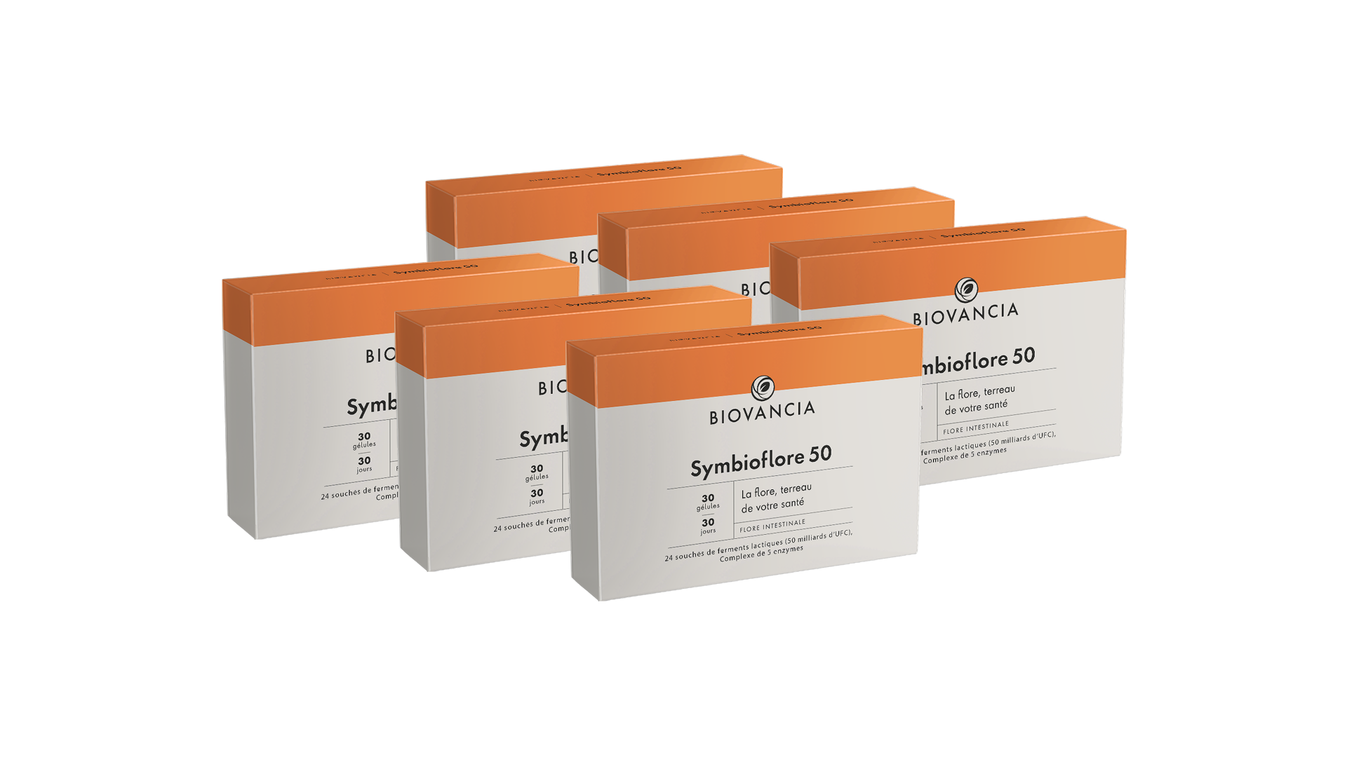 6 boites de Symbioflore 50